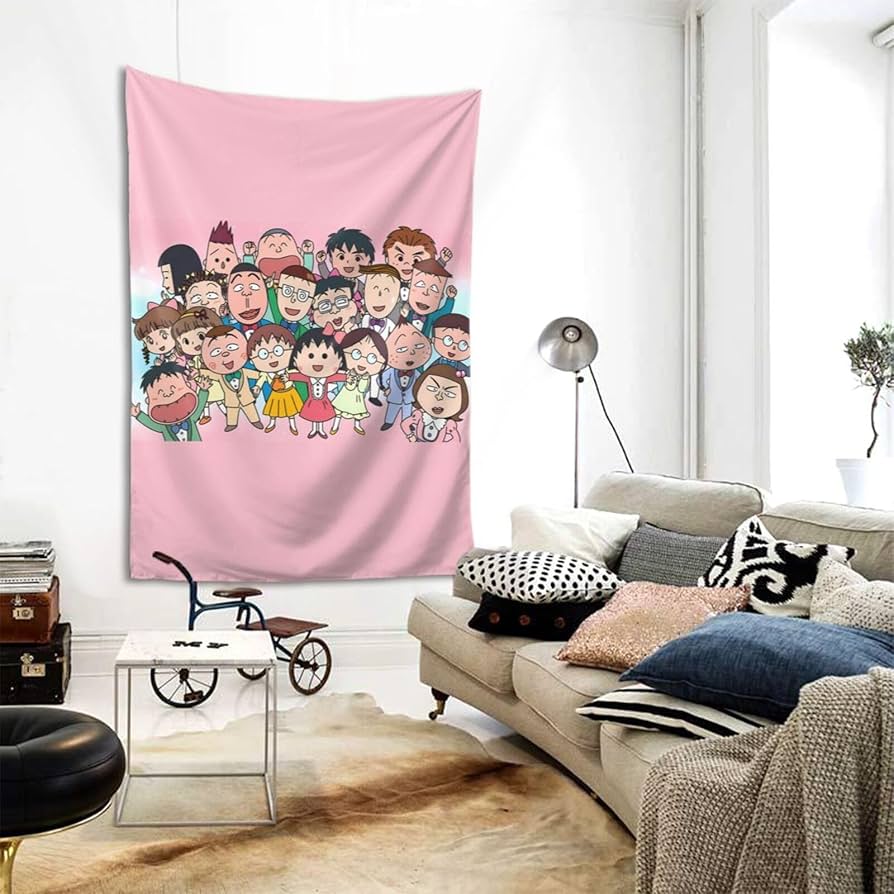 Amazon.co.jp: タペストリー インテリア ちびまる子ちゃん01